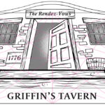 A digital draft for the bronze medallion in honor to Griffin's Tavern in Duchess County, NY